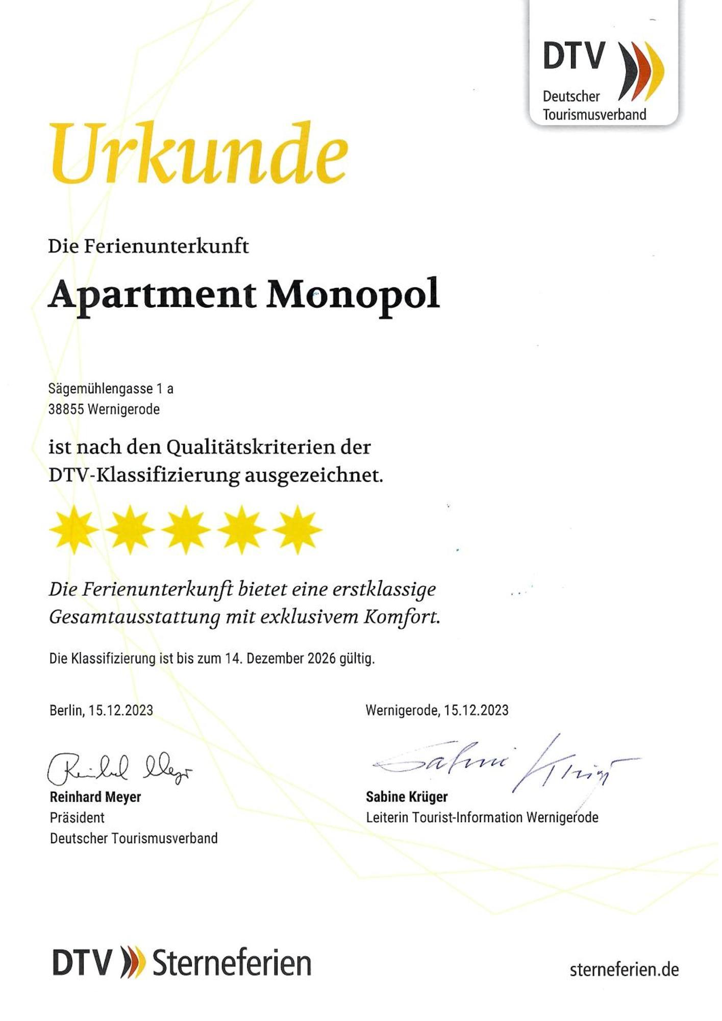 Monopol Apartments Apartment Wernigerode